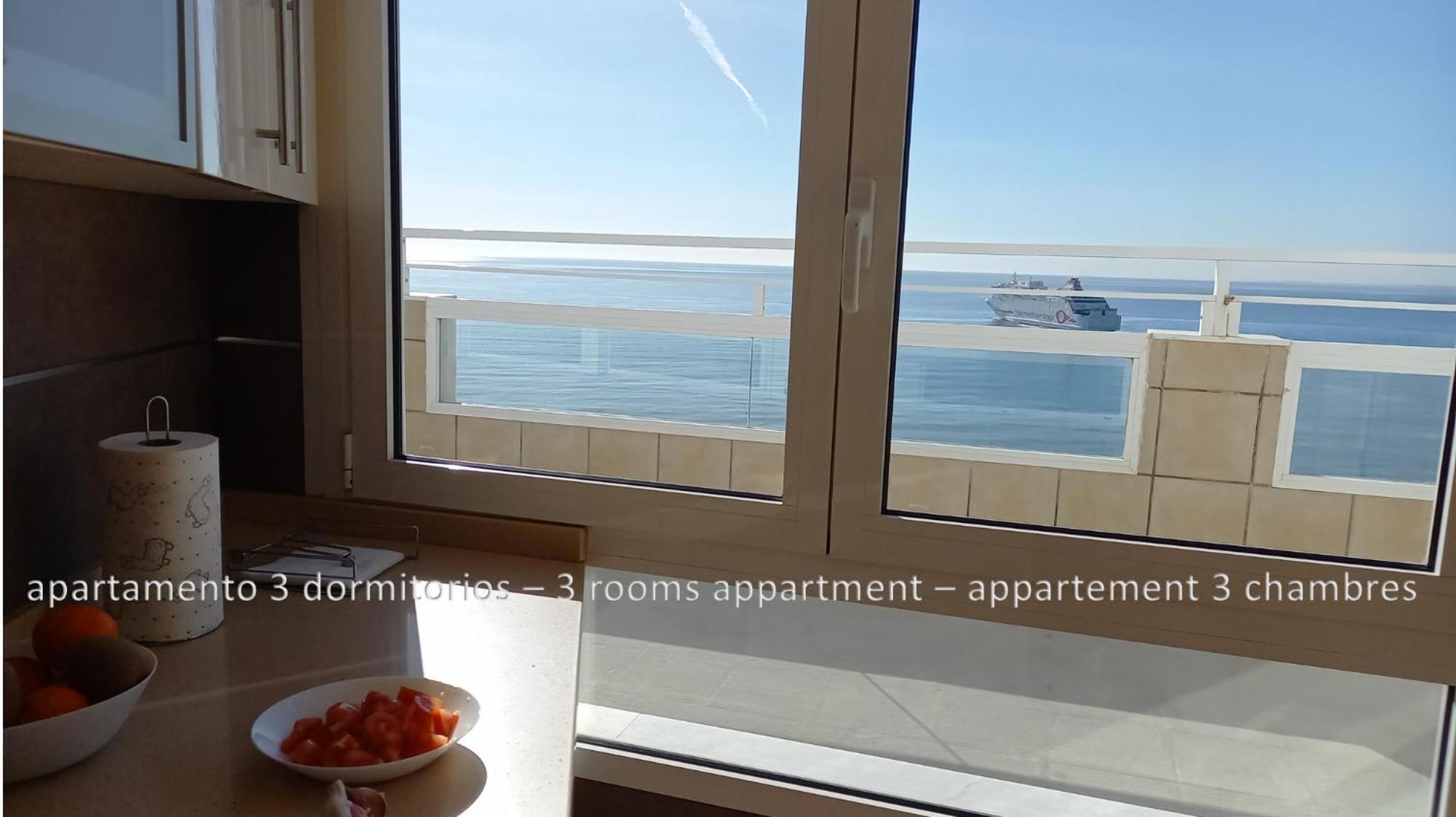 Increible Atico Con Vistas A La Bahia De Almeria Bagian luar foto